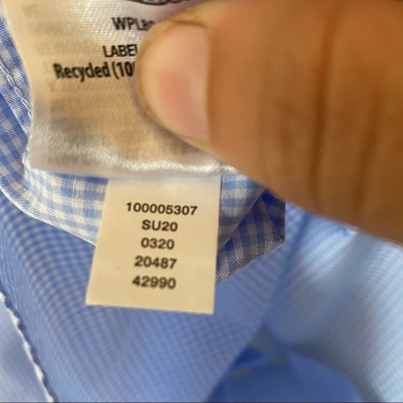 Club Room Gingham Long Sleeve Button Down Shirt - Picture 6 of 11